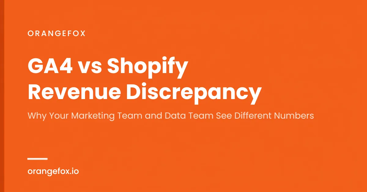 GA4 vs Shopify Revenue Discrepancy blog featured image